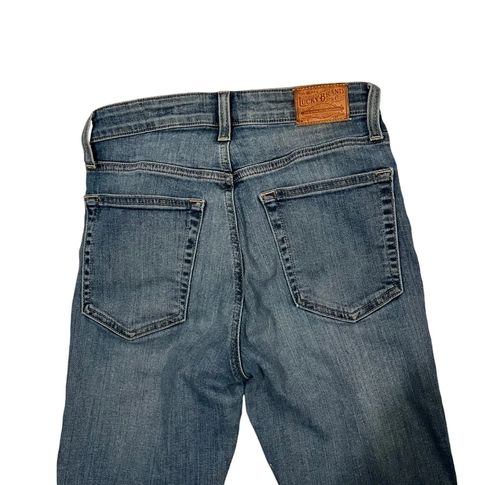 Lucky Brand Bridgette Button Fly Crop Skinny Jeans, Sz 2/26 - Picture 10 of 16